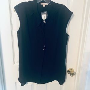 SOLD Dress Barn Black Sleeveless Blouse